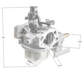 Karburátor Kohler XT775 ORIGINÁLNÍ DÍL 1485360-S