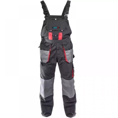 DEDRA BH2SO-LD LD/54 Spodnie ochronne ogrodniczki robocze BHP 265 g/m2 na nakolanniki