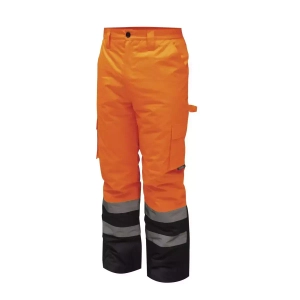DEDRA ZATEPLENÉ KALHOTY BH80SP2-M VELIKOST M, ORANŽOVÁ