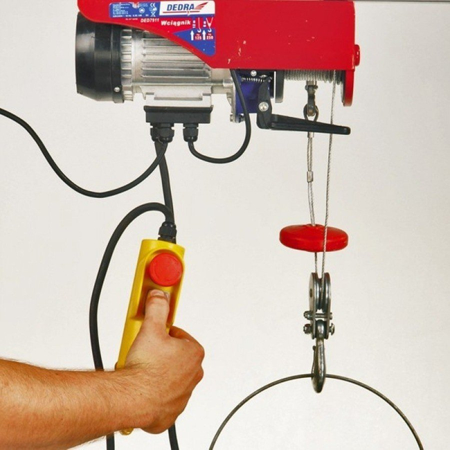 DEDRA DED7913 WCIĄGARKA WYCIĄGARKA LINOWA ELEKTRYCZNA 400kG EWIMAX OFICJALNY DYSTRYBUTOR - AUTORYZOWANY DEALER DEDRA
