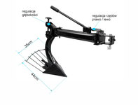 MASTERCUT MC370-12 VYORÁVAČ BRAMBOR PRO JEDNONÁPRAVOVÝ TRAKTOR MASTERCUT MC370 / CEDRUS TJ01 / TJ02