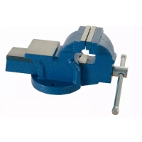 DEDRA 12A315 Imadło ślusarskie stołowe ścisk warsztatowy 150/125 mm z kowadłem