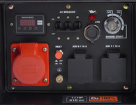 DAEWOO DDAE 6000XE-3 DIESEL POWER GENERATOR 2x16A 230V, 1x32A 380V AVR POWER 11KM - OFFICIAL DISTRIBUTOR - AUTHORIZED DAEWOO DEALER