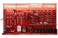 CEDRUS POWER+ AG125Li-SET angle grinder with battery and charger in case POWER+ 20V - OFFICIAL DISTRIBUTOR - AUTHORIZED DEALER CEDRUS