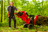 Cedrus RB02 PRO Rozdrabniacz Spalinowy Rębak do Gałęzi 12 cm Loncin 7 KM