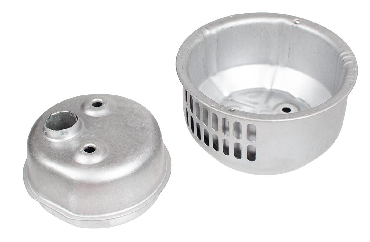 Tłumik kpl. Zongshen silnik XP140 - widok wewnętrzny