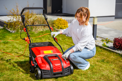 CEDRUS WE40 WERTYKULATOR DO TRAWY AREATOR 2w1 AERATOR + 2 WAŁKI 2000W / 40cm CEDWE40 - EWIMAX - OFICJALNY DYSTRYBUTOR - AUTORYZOWANY DEALER CEDRUS