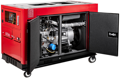 CEDRUS DG12E-3F GENERÁTOR GENERÁTOR 12kW / 20 hp 230/400V AVR TICHÁ VERZE CEDRUS 12 kW KD292FA DIESEL
