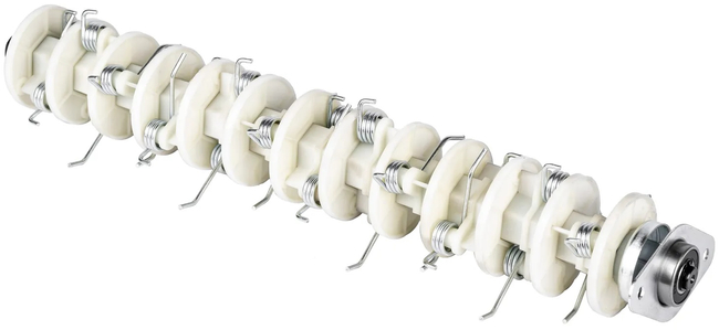 SPRING SHAFT FOR CEDRUS WR01 and OLEO-MAC OM-LINE WE40L 480106 / OB-SPATS40SCPZCX0 COMPLETE AERATOR VERTICULATOR