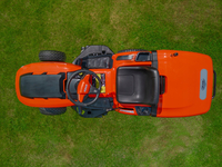 TRAKTOR GRASS GR86H TRAKTOREK OGRODOWY DO TRAWY Z TYLNYM WYRZUTEM KOSIARKA SAMOJEZDNA SPALINOWA DO TRAWY HYDROSTAT 86cm Loncin 352 