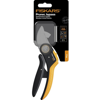 Fiskars Sekator nożycowy Plus P721 1057170 Power-Lever bypass do gałęzi 24 mm