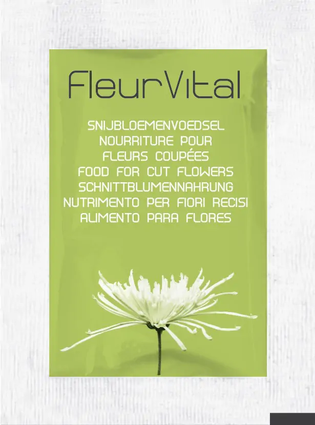 Saszetka FLEUR VITAL zielona odżywka do kwiatów ciętych