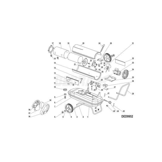 YD-8050 20KW MOTOR DEDRA