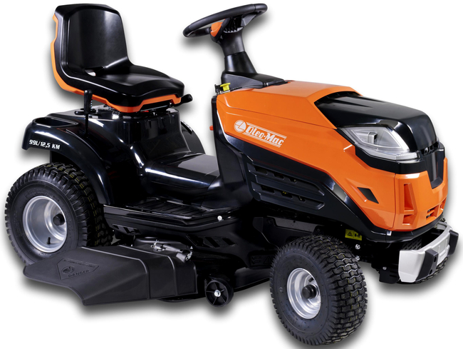 OLEO MAC OM 99L/12.5KM TRAKTOREK OGRODOWY DO TRAWY Z BOCZNYM WYRZUTEM KOSIARKA SAMOJEZDNA SPALINOWA DO TRAWY 68059201  98cm - OFICJALNY DYSTRYBUTOR - AUTORYZOWANY DEALER OLEO-MAC