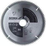 DEDRA H250100 100-TOOTH ALUMINUM CARBIDE CIRCULAR SAW BLADE, ¶.250X30MM, WIDIA