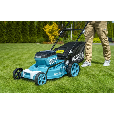 DEDRA DED6997X Kosiarka akumulatorowa ogrodowa do trawy 46cm 2x18V bezszczotkowa 65L