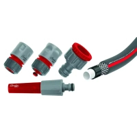 Dedra Garden 80N721Z Zestaw zraszający Premium 5 el., wąż ogrodowy 20 m 1/2, zraszacz