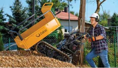 CEDRUS TR300G WOZIDŁO TRANSPORTER BUDOWLANY GĄSIENICOWY OGRODOWY TACZKA WYWROTKA NA GĄSIENICACH - OFICJALNY DYSTRYBUTOR - AUTORYZOWANY DEALER CEDRUS