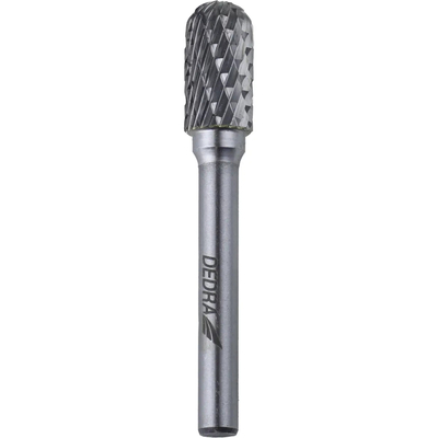 Dedra 07F623 Frez trzpieniowy walcowy zaokrąglony C12x25mm, pilnik obrotowy 6mm