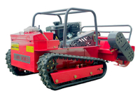 MASTERCUT JFRC100S BIJAK MOWING ROBOT REMOTE CONTROLLED HYBRYDIC MOWER SPRINKLING TREATMENT PLATFORM WITH PILOT DRIVE PHOTOVOLTAIKA 100cm