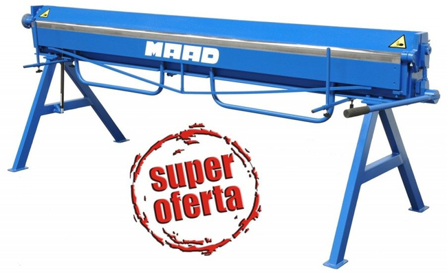 MAAD ZG-2500/0.7mm BENDER DECKING BENDER for sheet metal with cutting MAAD ZG-2500/0.7mm