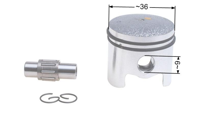 Tłok NAC 36mm CG330 kpl. wykaszarki marketowe NZ55