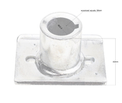 NAC Hortmasz lawn mower adapter; JL43 JL46 JL50 JL53 JL56 22.2mm shaft NZ350