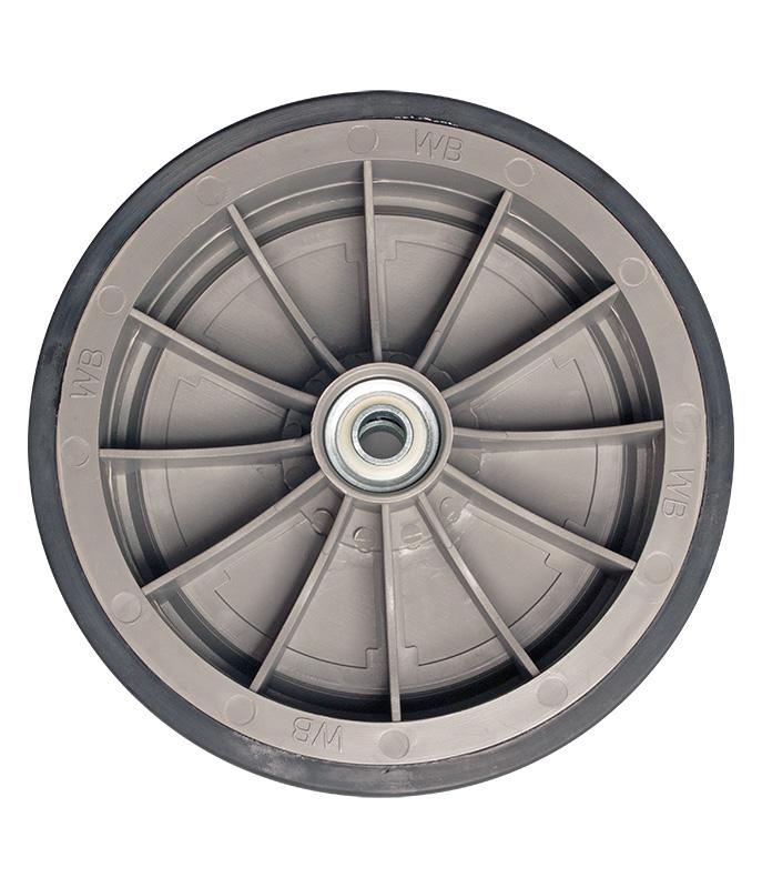 Koło kosiarki Weibang przód 8 cali – widok z tyłu i konstrukcja