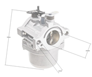 B&S Model 21 carburetor ORIGINAL PART 590399