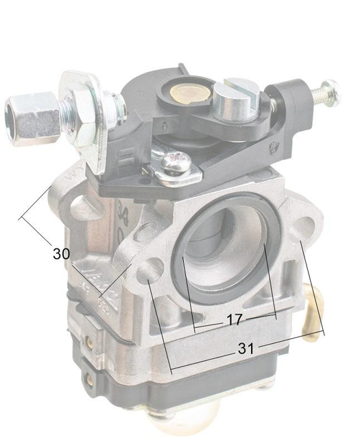 Karburátor čínského žacího stroje XYG WYJ-349