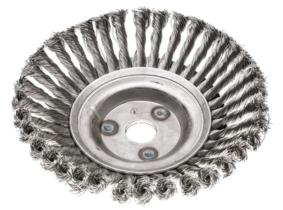 Kartáč na čištění dlažebních kostek pletený z drátu 200x0,50x25,4 mm ACC0183