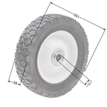 Mower running wheel with bearing 150mm 608HIB