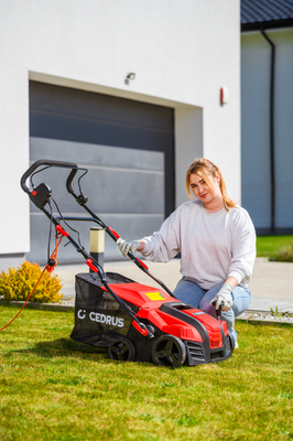 CEDRUS WE40 WERTYKULATOR DO TRAWY AREATOR 2w1 AERATOR + 2 WAŁKI 2000W / 40cm CEDWE40 - EWIMAX - OFICJALNY DYSTRYBUTOR - AUTORYZOWANY DEALER CEDRUS