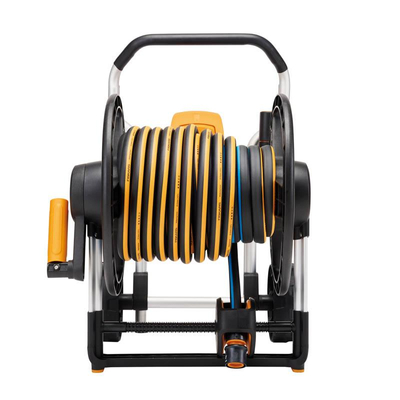 Fiskars Wózek z wężem XL 20 m + akcesoria – zestaw nawadniania ogrodu 1062256