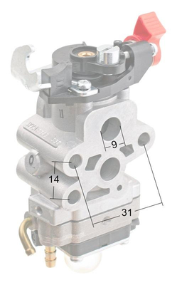 Gaźnik Mitsubishi TLE24 KK21072BA