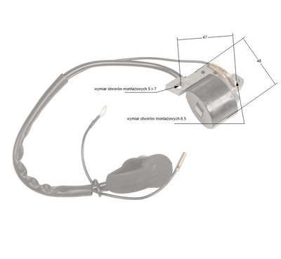 Stihl FR450 FR480 SP400 SP450 FS400 zapalovací modul 490043