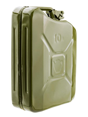 Single compartment canister 10l metal 1-434610