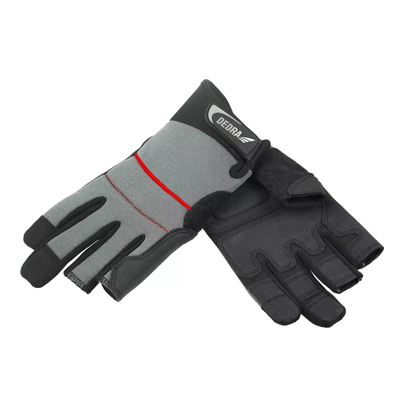 DEDRA BH1014R09 Work gloves, mechanical protection, synthetic leather, EVA foam, r.9