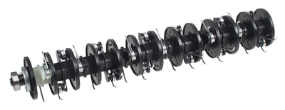 Shaft with springs kpl. Cedrus scarifier CEDWE38 300834