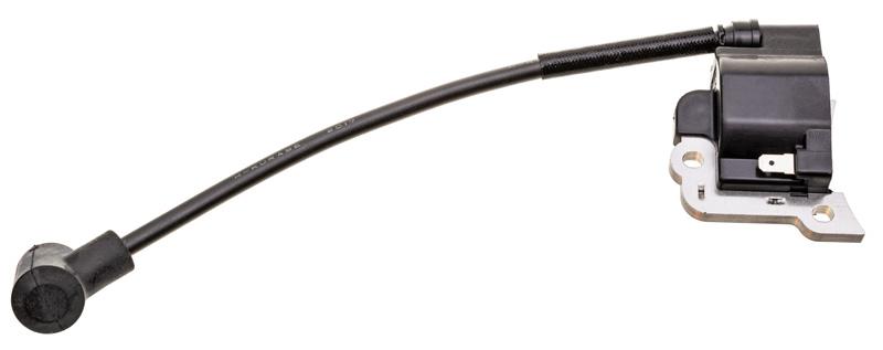 Moduł zapłonowy MARUYAMA MX27 285325 – widok z przewodem WN i fajką świecy