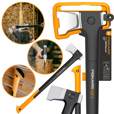 FISKARS X32 SIEKIERA ROZŁUPUJĄCA DO DREWNA Fiskars X32 XXXL 1069108  - OFICJALNY DYSTRYBUTOR - AUTORYZOWANY DEALER FISKARS