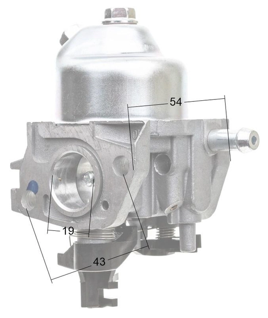 Loncin LC1P70FA carburetor with shaft ORIGINAL PART 170020979-0001