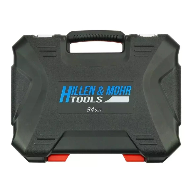 LARGE SOCKET WRENCH SET HILLEN&AMP;MOHR 17K094 CRV 94 PCS. 18X1/2&QUOT;, 13X1/4&QUOT;