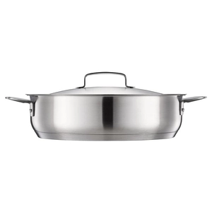 Brytfanna Fiskars All Steel 28 cm z pokrywką 1064749, stal nierdzewna 18/10, Ceratec™