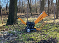 MASTERCUT GBK-70-1 spalovací drtič větví REBAK 6cm / 7HP