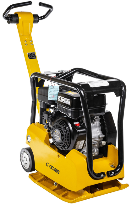CEDRUS ZG04 DIESELOVÝ PŮDNÍ KOMPAKTOR 160 KG S HYDRAULICKÝM ZPĚTNÝM CHODEM OBOUSMĚRNÝ DOPŘEDU-DOZADU 6,9 KM + TRANSPORTNÍ KOLA - AUTORIZOVANÝ PRODEJCE CEDRUSU