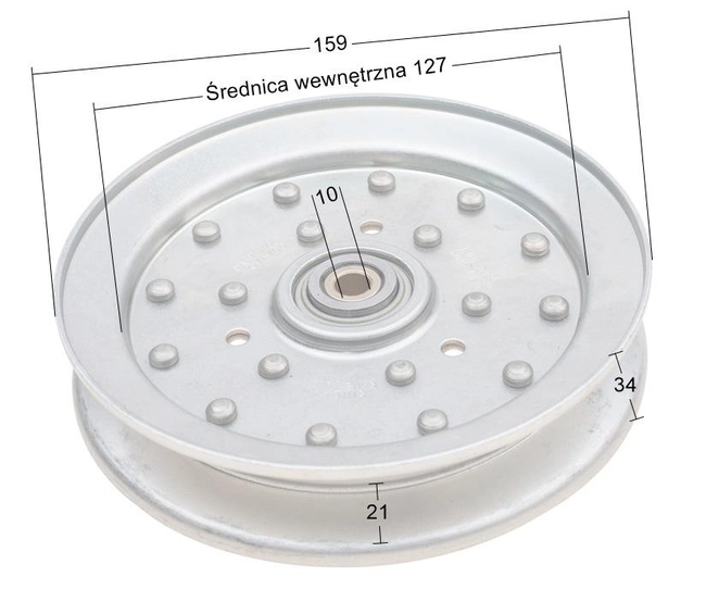 Koło pasowe Ferris napęd jazdy IS700 ISX2200 CZĘŚĆ ORYGINALNA 5103789