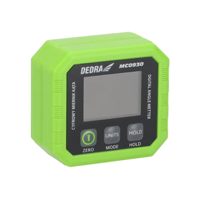 DEDRA MC0930 Cyfrowy miernik kąta 3,7V 4x90° kątomierz inklinometr poziomica LCD
