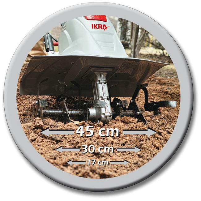 IKRA FEM 1500 ELECTRIC GARDEN SOIL CULTIVATOR 1500W / 45CM PREMIUM EWIMAX - OFFICIAL DISTRIBUTOR - AUTHORIZED IKRA DEALER