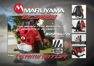 PETROL BACKPACK LEAF BLOWER BL9000 MARUYAMA